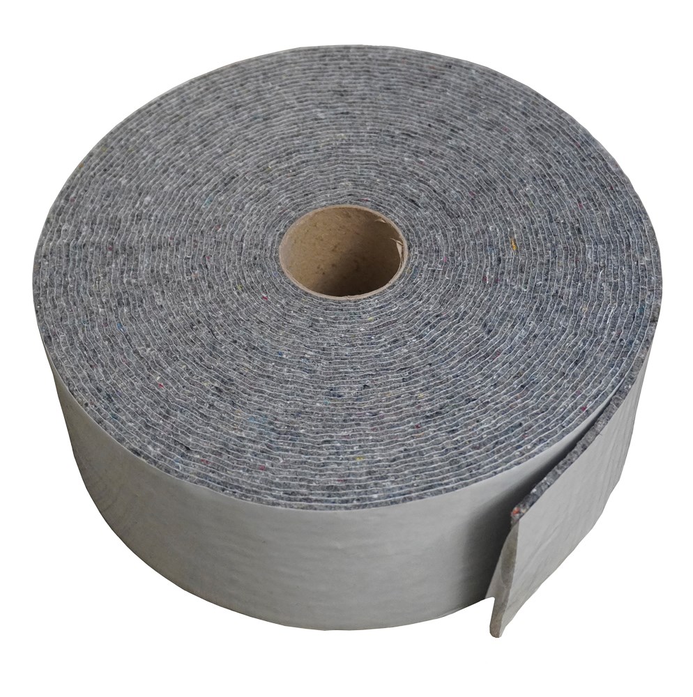 ASTORfilz meliert, Filzstreifen beidseitig selbstklebend 3x123 mm, Rolle 20 m